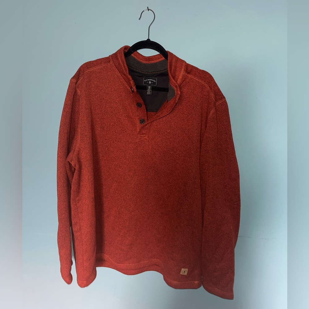 GH Bass & Co Men’s XXL Orange Pullover